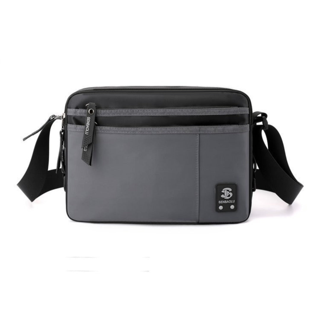 Men's Lightweight Square Crossbody Bag | Casual Business Shoulder Sling