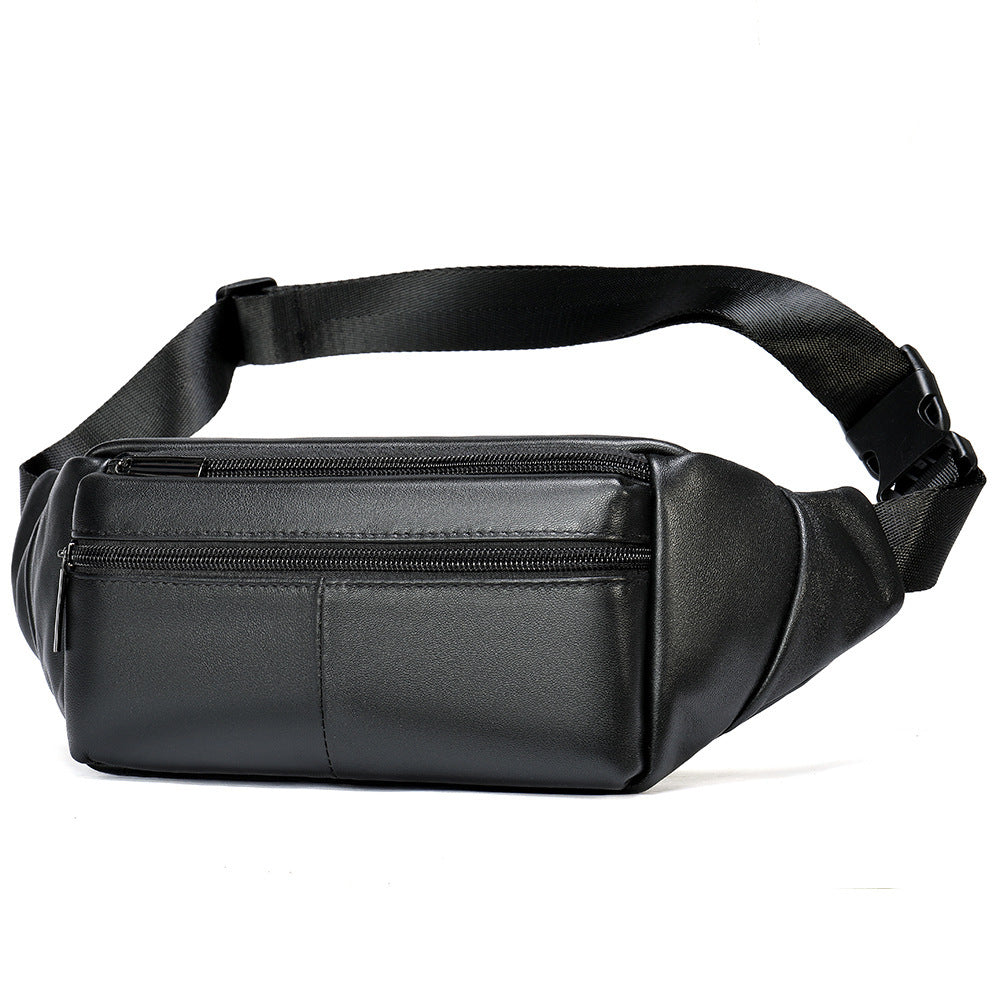 Multifunctional Men's Shoulder Crossbody Waist Bag | Versatile Leather Fanny Pack