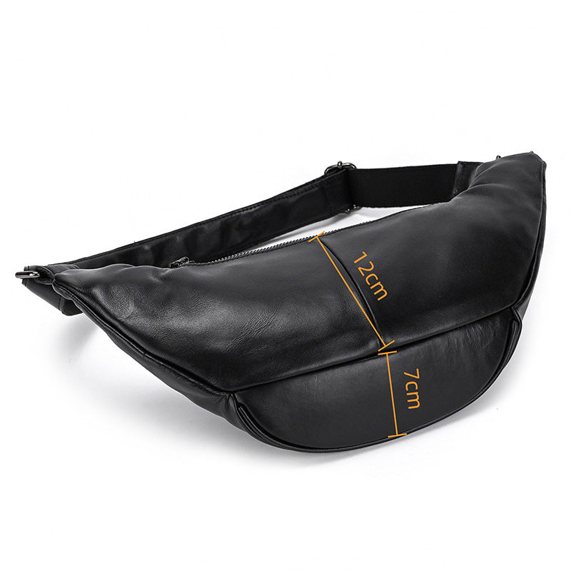 Men's Crossbody Chest Bag | Casual Outdoor Leather Waist Pack