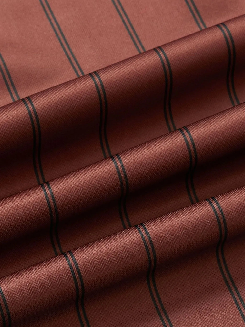 Close-up of brown fabric with black stripes-blackorvani.com