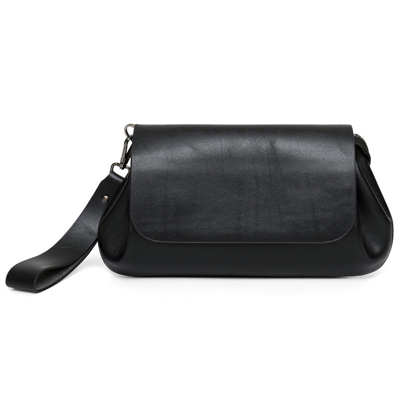 Men's Fashionable Casual Leather Clutch Bag | Minimalist Wrist Pouch