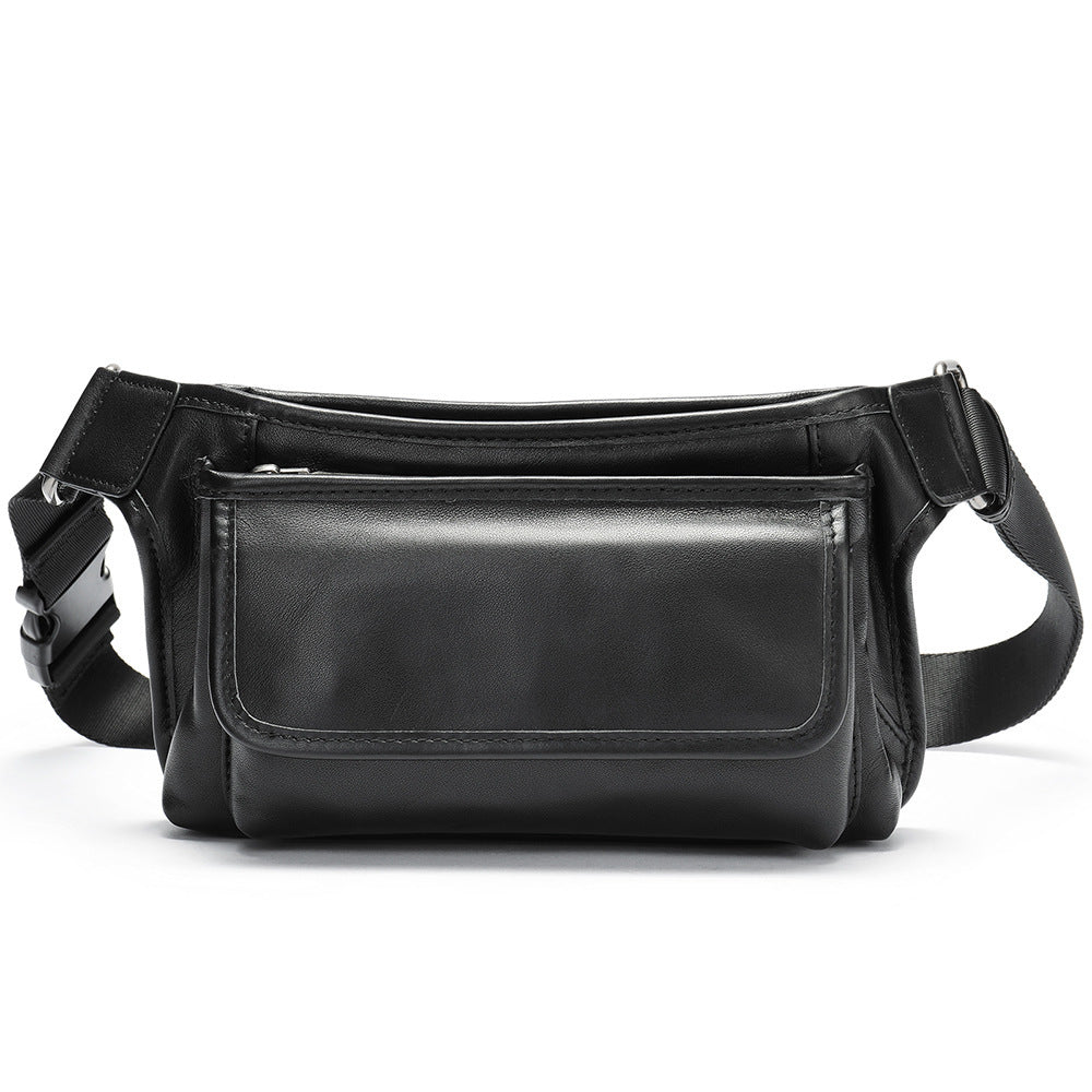 Multifunctional Men's Shoulder Crossbody Waist Bag | Versatile Leather Fanny Pack