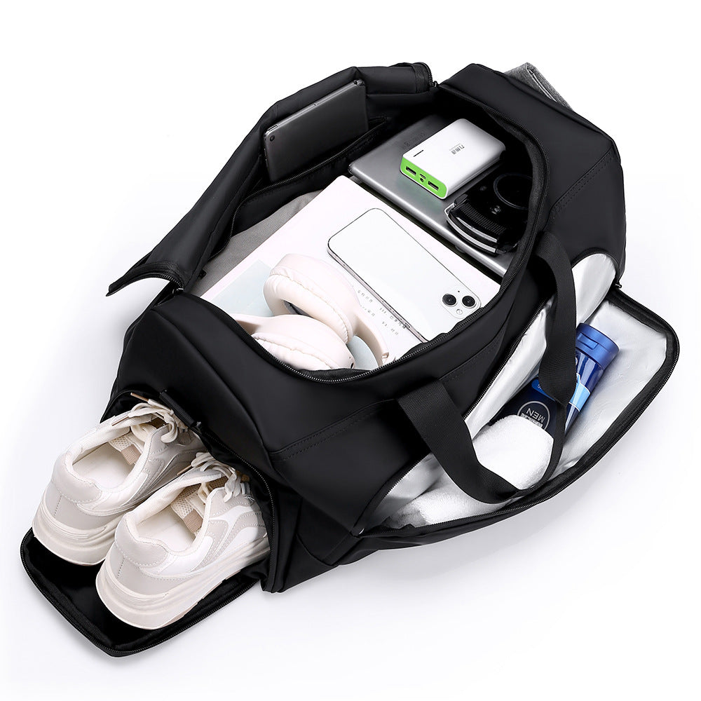 Men's Wet/Dry Separation Portable Large-Capacity Travel Duffel & Organizer Bag