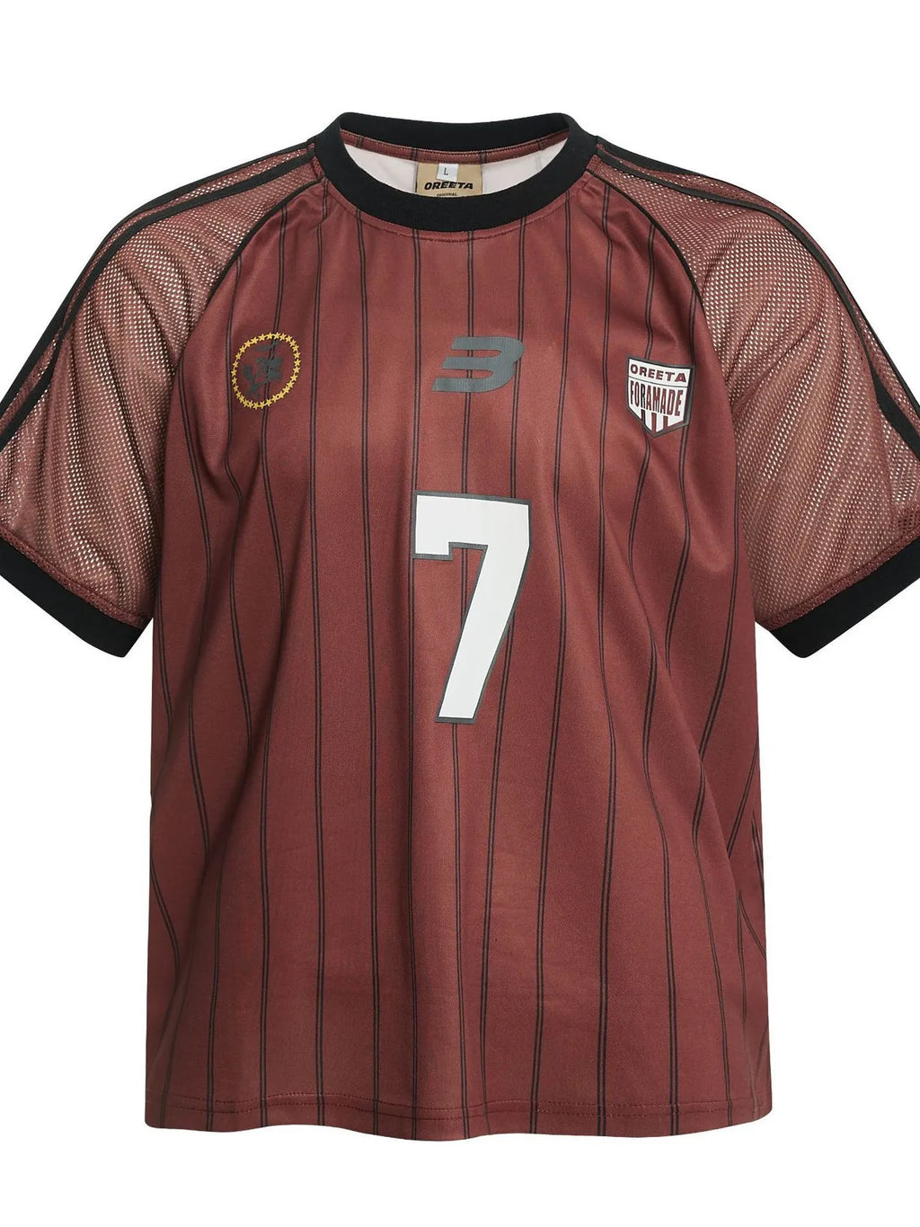 Maroon sports jersey with number 7 on a white background-blackorvani.com