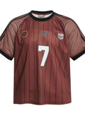Maroon sports jersey with number 7 on a white background-blackorvani.com