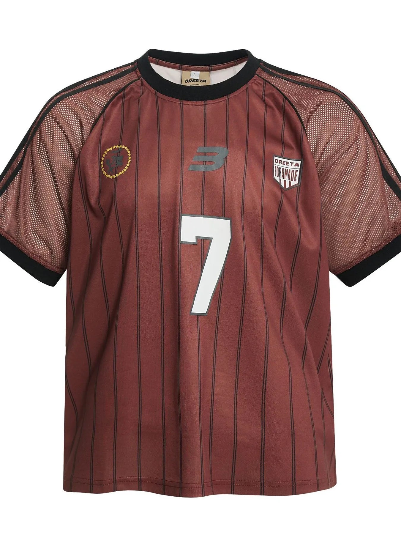Maroon sports jersey with number 7 on a white background-blackorvani.com