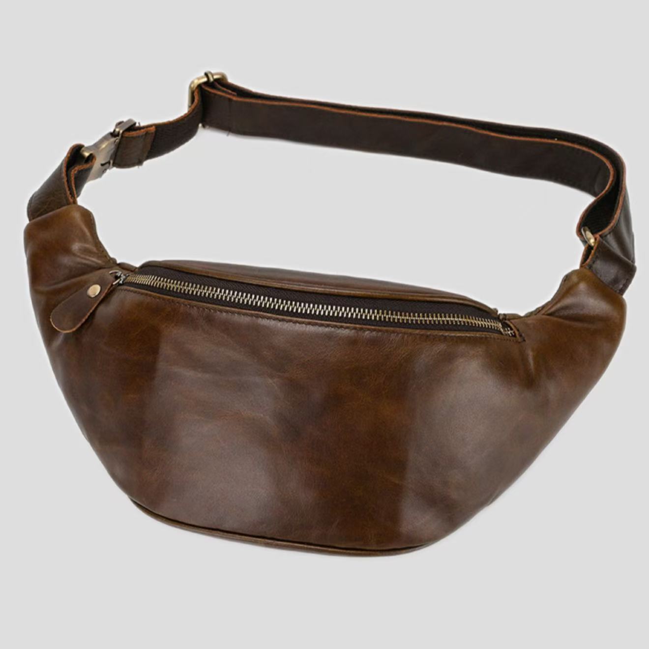 Men's Crossbody Chest Bag | Casual Outdoor Leather Waist Pack