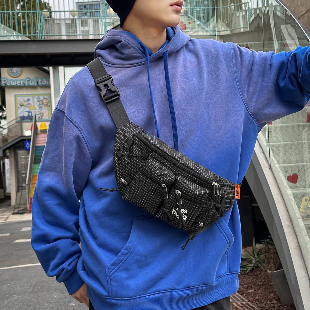 Workwear-Style Outdoor Hiking Waist Bag | Lightweight Chest Pack For Men