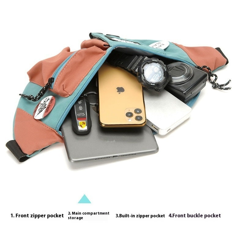 Men's Casual Crossbody Sports Canvas Waist Bag | Streetwear Fanny Pack