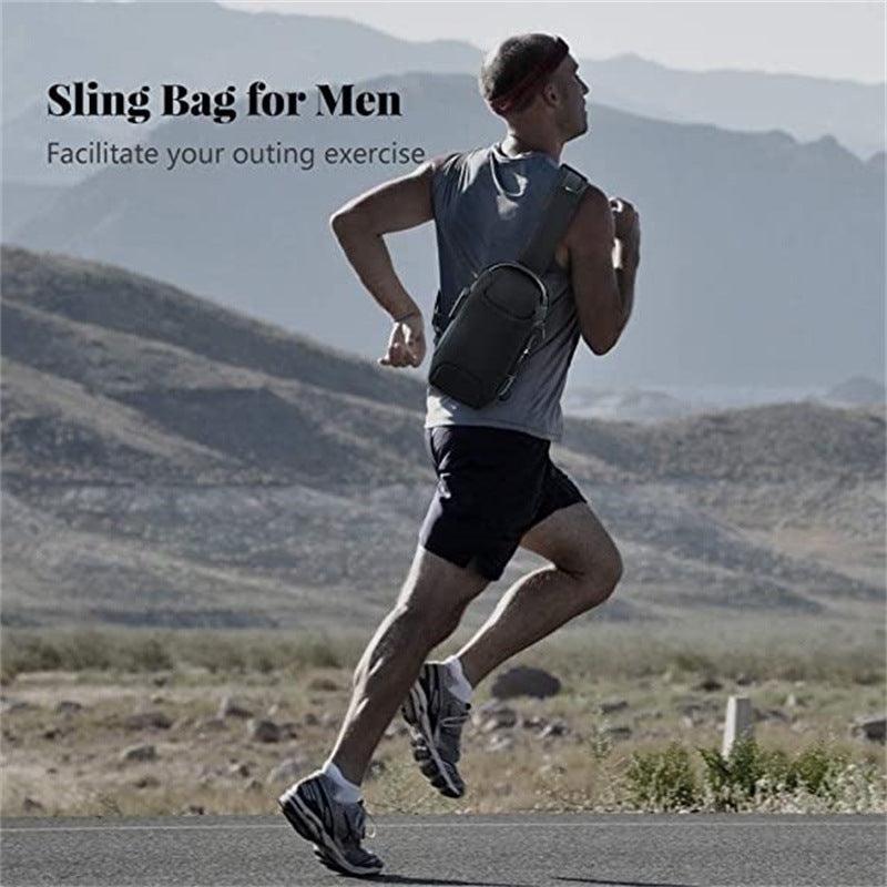 Men's Anti-Theft Password Lock Chest Bag | Business Crossbody Sling