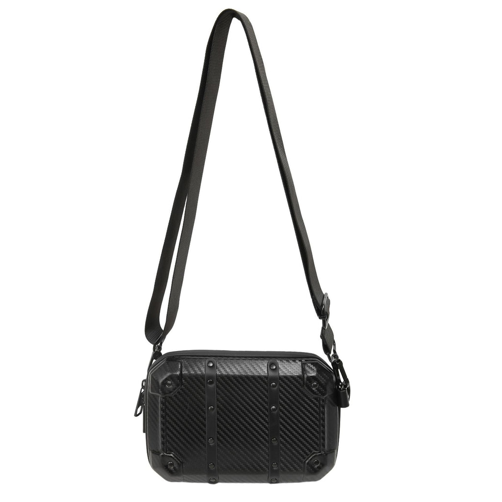 Men's Hard Shell Trendy Crossbody Bag | Modern Fashion Sling Pack
