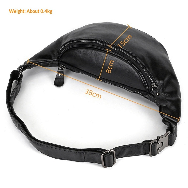 Men's Crossbody Chest Bag | Casual Outdoor Leather Waist Pack