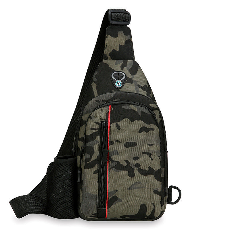 Men's Large-Capacity Shoulder Crossbody Bag | Casual Sling Pack-Black orvani