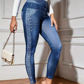 The Sculptor: Denim-Look High-Waist Butt-Lifting Yoga Pants