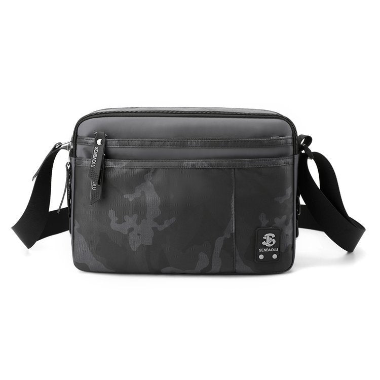Men's Lightweight Square Crossbody Bag | Casual Business Shoulder Sling