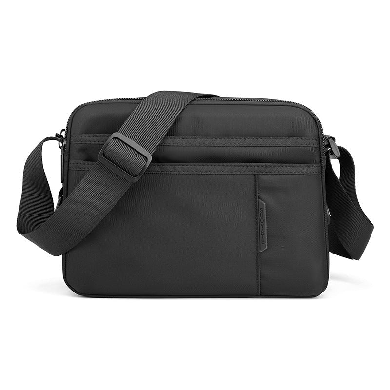 Men's Lightweight Square Crossbody Bag | Casual Business Shoulder Sling