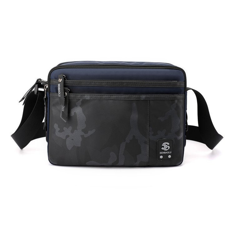 Men's Lightweight Square Crossbody Bag | Casual Business Shoulder Sling