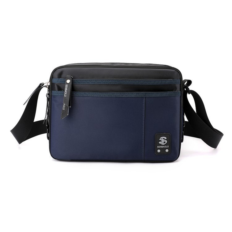 Men's Lightweight Square Crossbody Bag | Casual Business Shoulder Sling