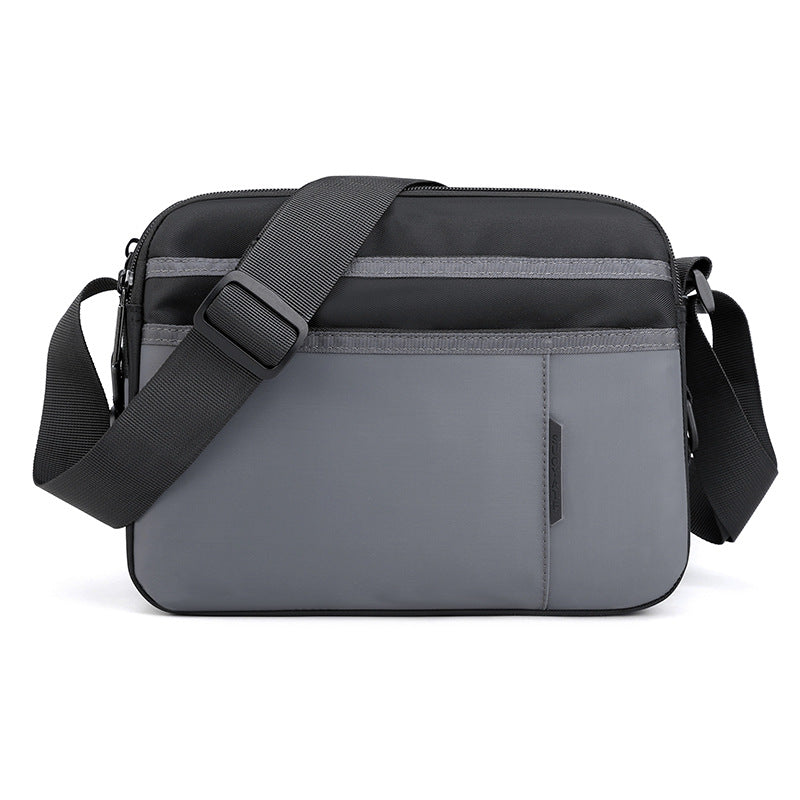 Men's Lightweight Square Crossbody Bag | Casual Business Shoulder Sling