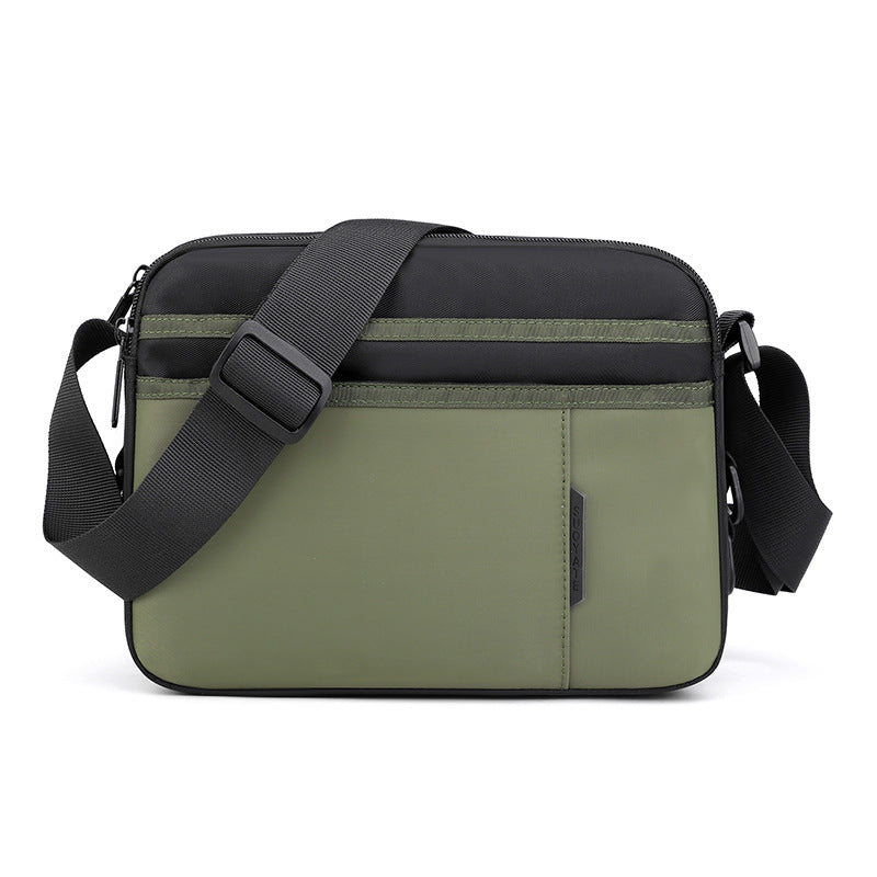 Men's Lightweight Square Crossbody Bag | Casual Business Shoulder Sling
