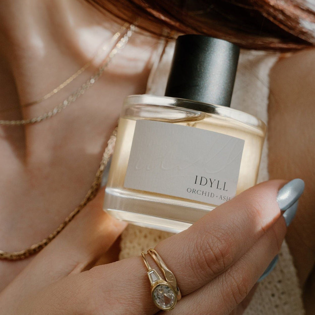 IDYLL Perfume by Orchid + Ash - Jasmine Incense & Vanilla Non-Toxic Fragrance for Women