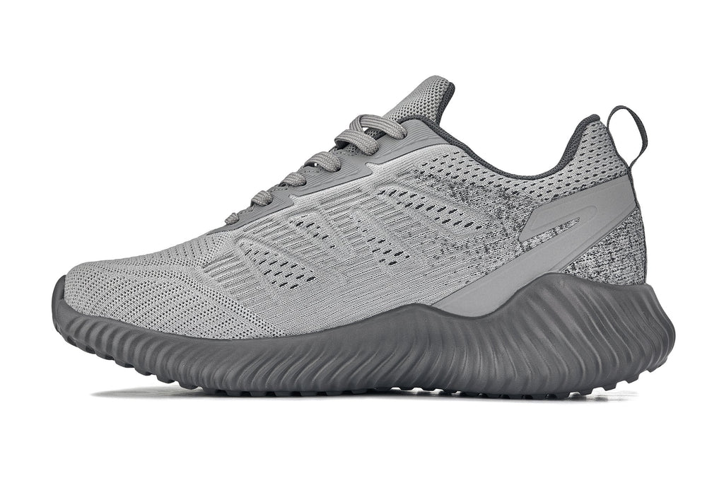 CALTO Q221 Height-Increasing Lightweight Sporty Sneakers | Cement/Pewter