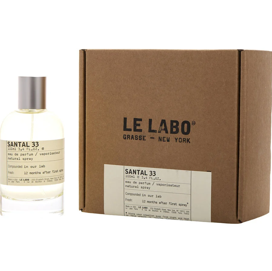Le Labo Santal 33 Eau de Parfum Spray - 3.4 oz (100 ml) - Unisex