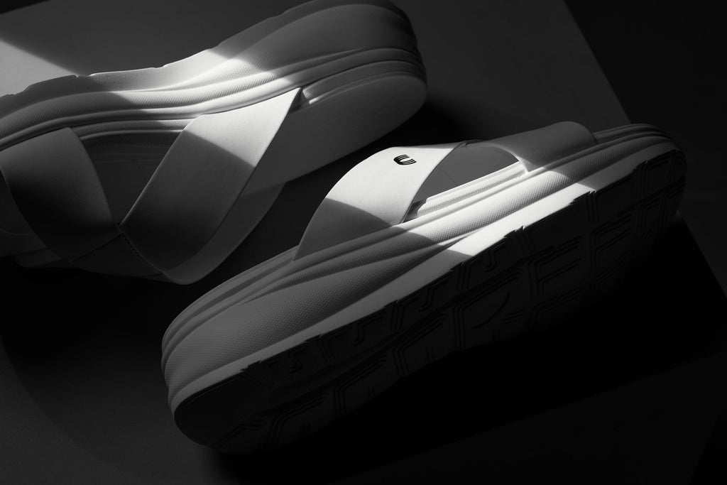 CALTO X1653 Height-Increasing Casual Sandals | 2 Inches Taller - White/Matte White