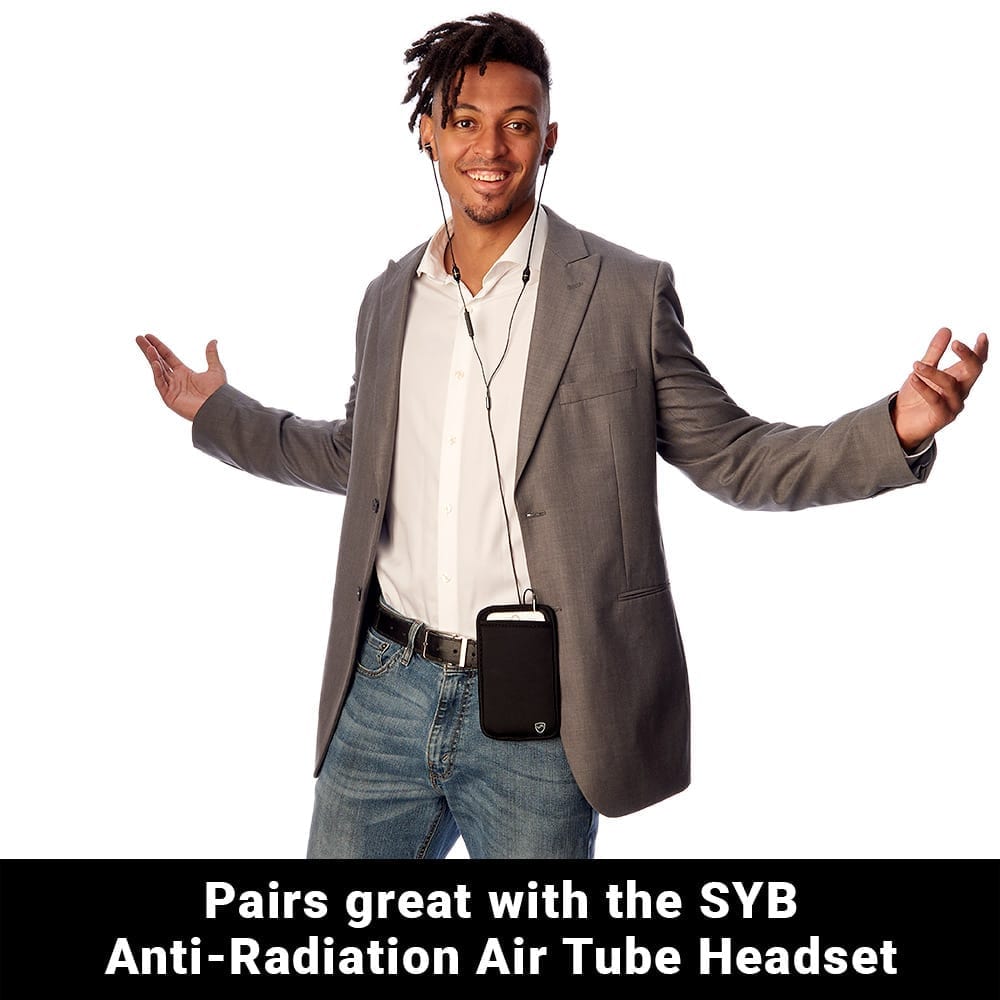 SYB Anti-Radiation Protective Phone Pouch | EMF Shielding Sleeve-Blackorvani