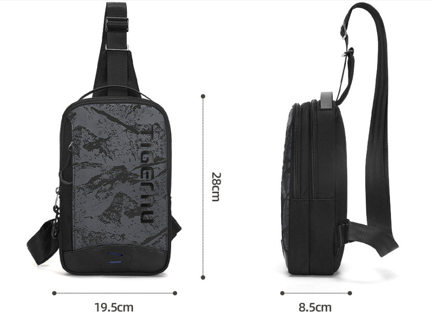 Men's Fashion Camouflage Simple Chest Bag | Urban Crossbody Sling