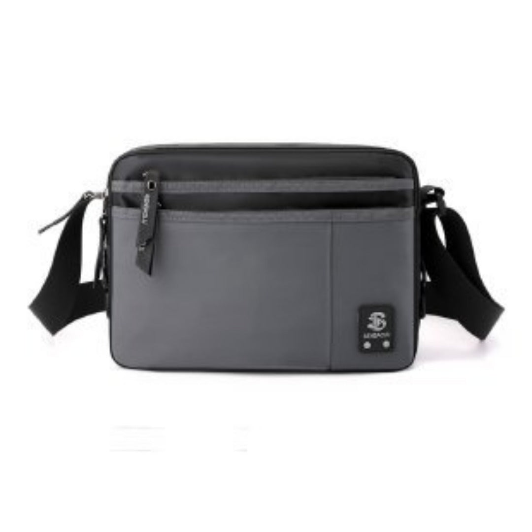 Men's Lightweight Square Crossbody Bag | Casual Business Shoulder Sling
