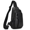 Leather Fashionable Large-Capacity Men's Crossbody Bag | Sling Pack