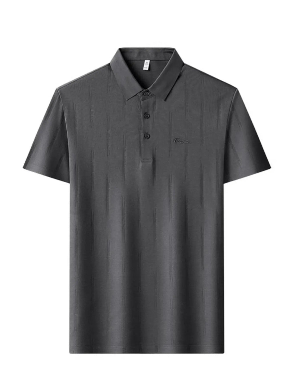 Gray polo shirt on a white background-blackorvani.com