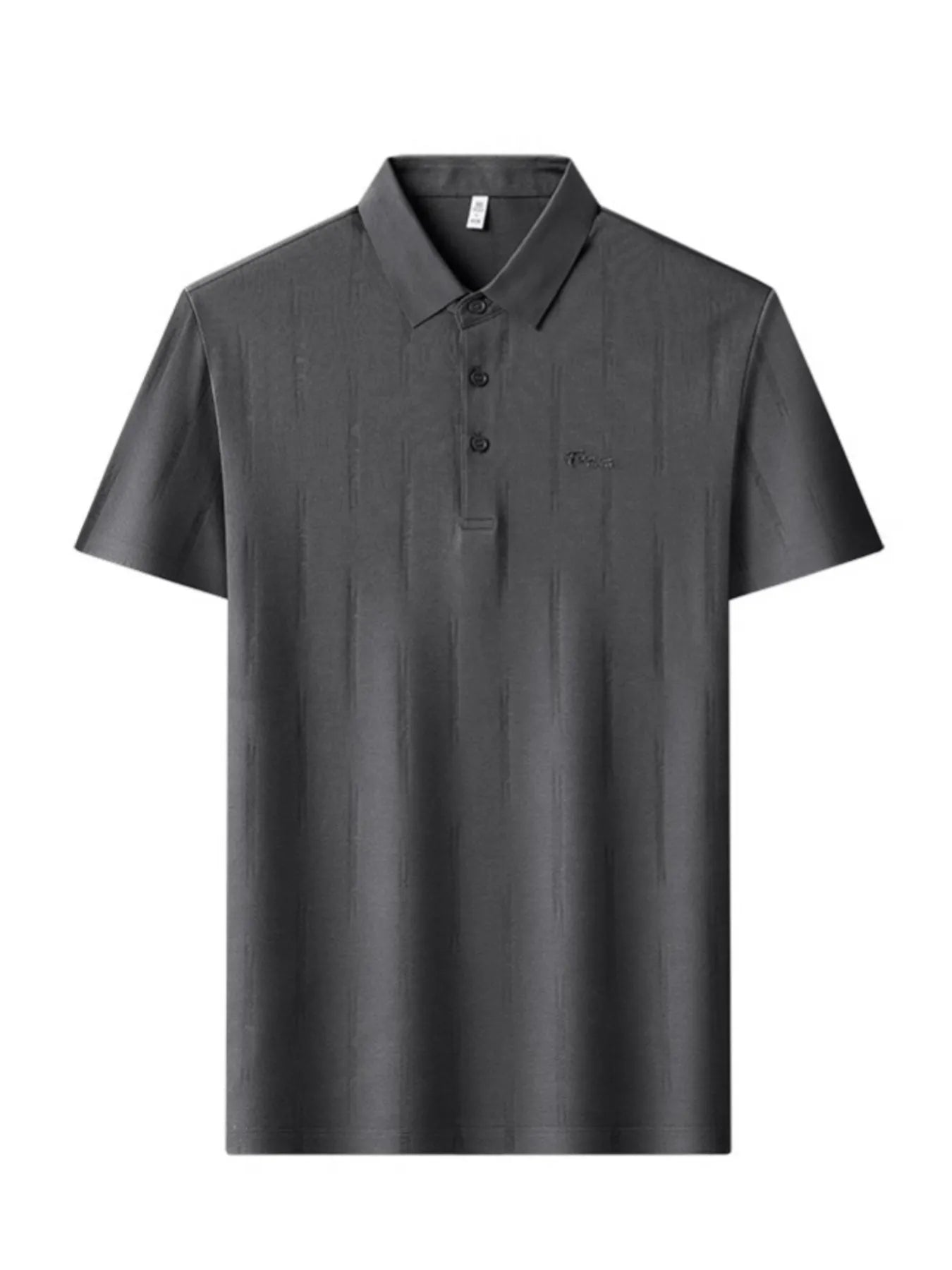 Gray polo shirt on a white background-blackorvani.com