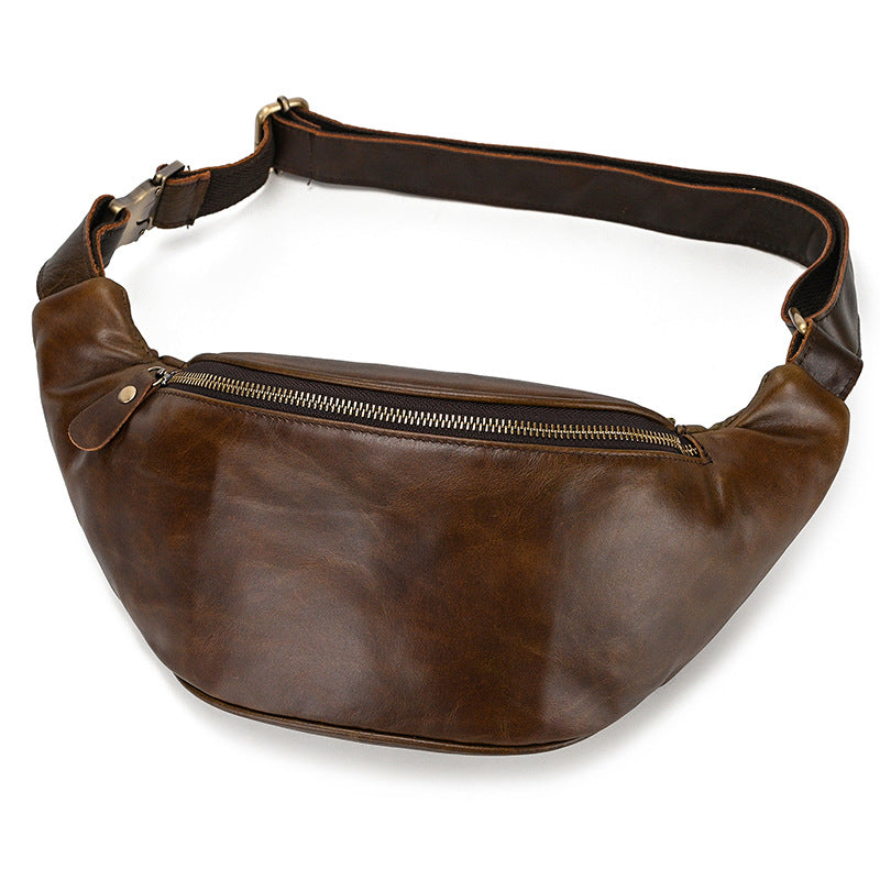 Men's Crossbody Chest Bag | Casual Outdoor Leather Waist Pack