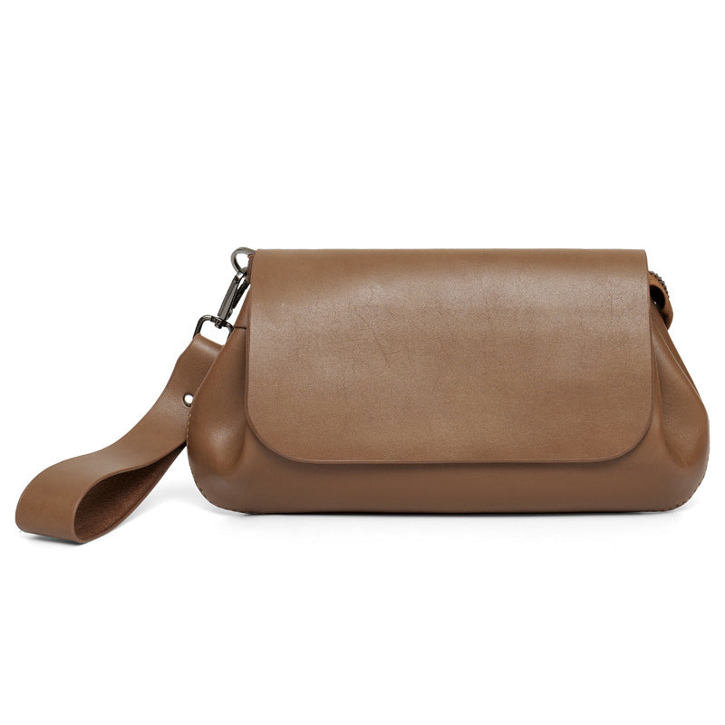 Men's Fashionable Casual Leather Clutch Bag | Minimalist Wrist Pouch