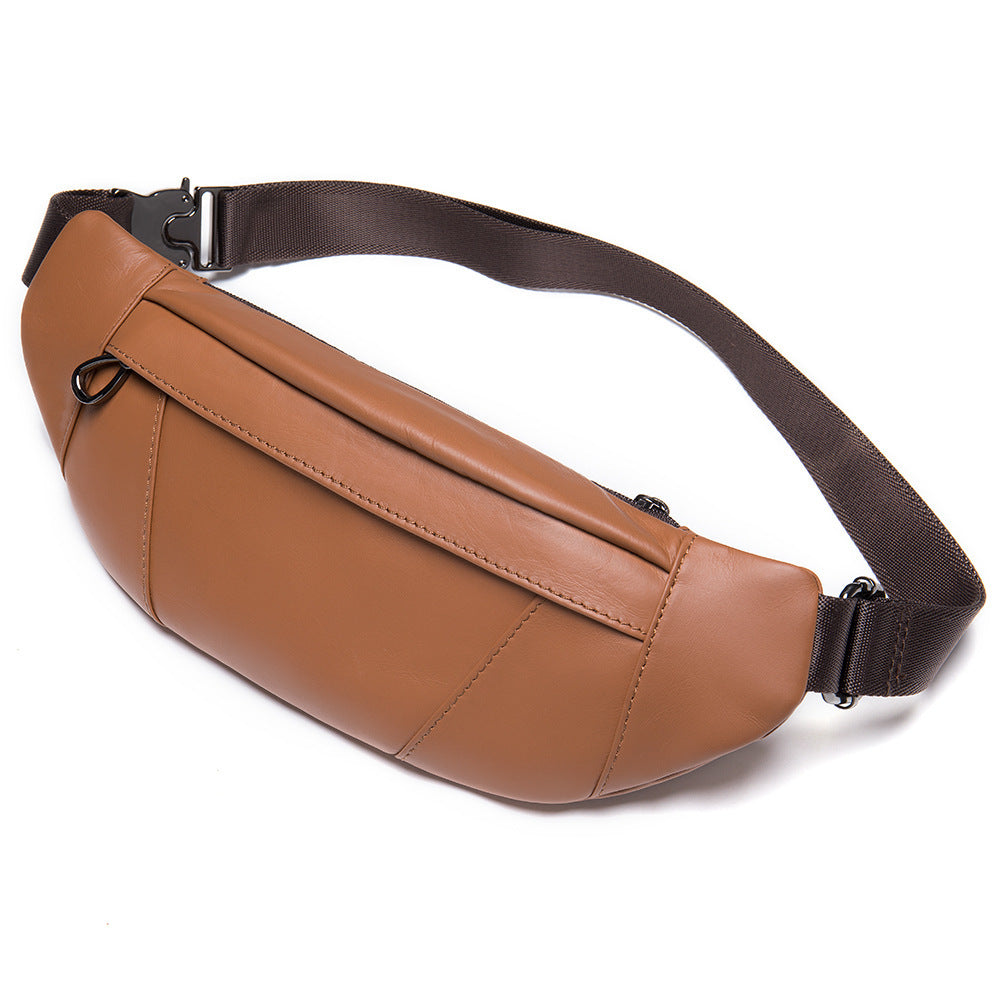 Multifunctional Men's Shoulder Crossbody Waist Bag | Versatile Leather Fanny Pack