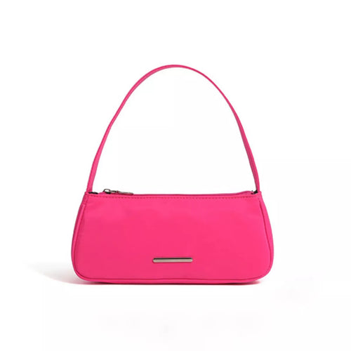 Pink handbag on a white background-blackorvani