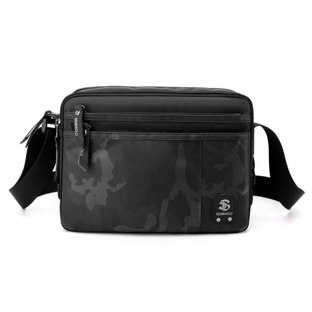 Men's Lightweight Square Crossbody Bag | Casual Business Shoulder Sling