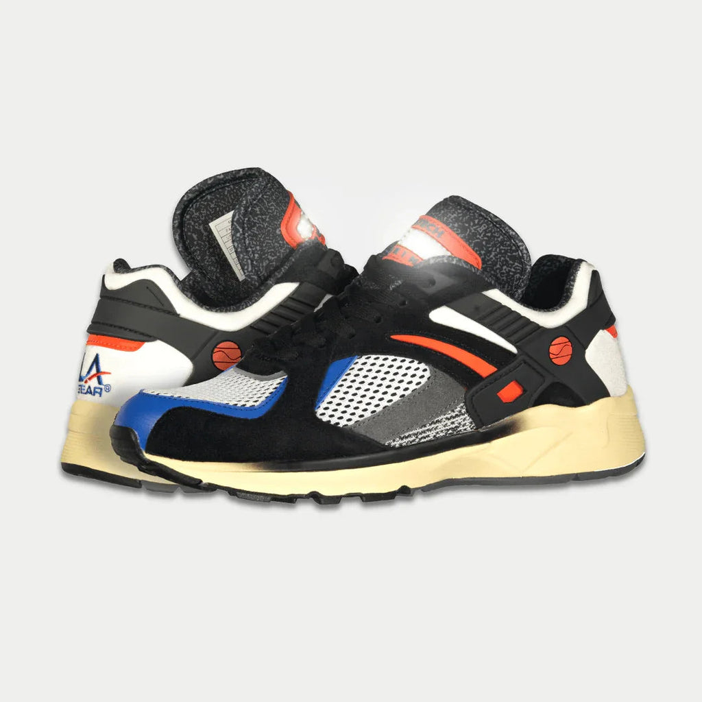 LA Gear Men's Catapult Light-Up Lowtop Sneakers | Black x Orange Footwear