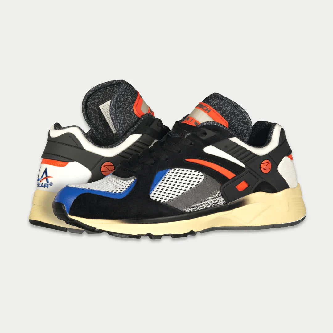 LA Gear Men's Catapult Light-Up Lowtop Sneakers | Black x Orange Footwear