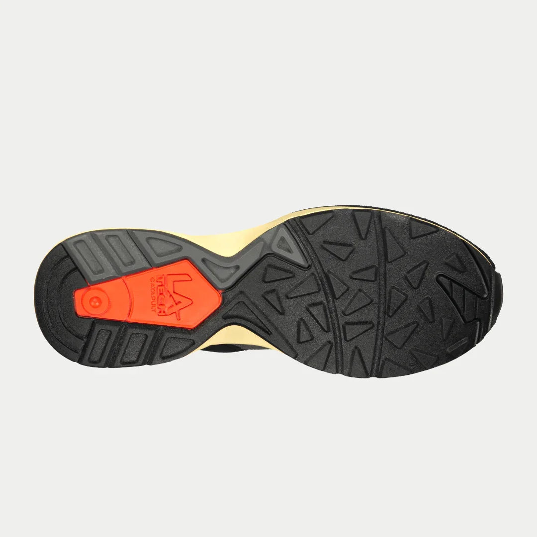 LA Gear Men's Catapult Light-Up Lowtop Sneakers | Black x Orange Footwear