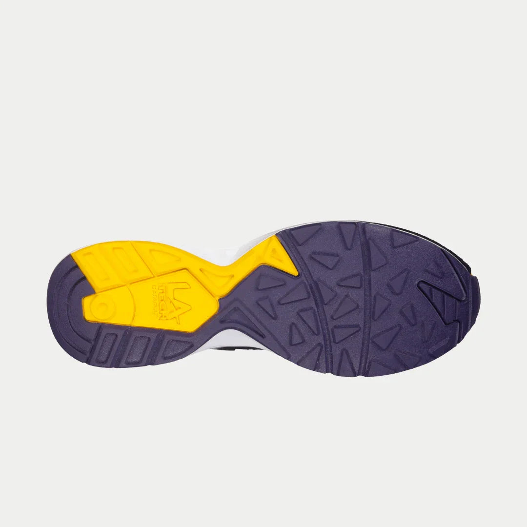LA Gear Men's Catapult Light-Up Lowtop Sneakers | Black x Purple x Yellow Footwear