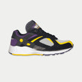 LA Gear Men's Catapult Light-Up Lowtop Sneakers | Black x Purple x Yellow Footwear