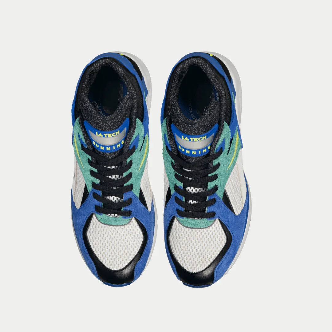 LA Gear Men's Catapult Light-Up Lowtop Sneakers | Blue x Green Footwear
