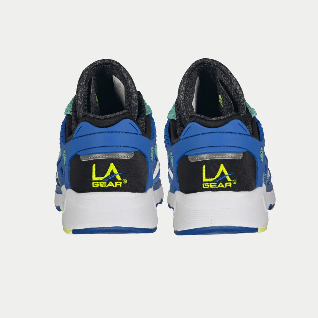 LA Gear Men's Catapult Light-Up Lowtop Sneakers | Blue x Green Footwear