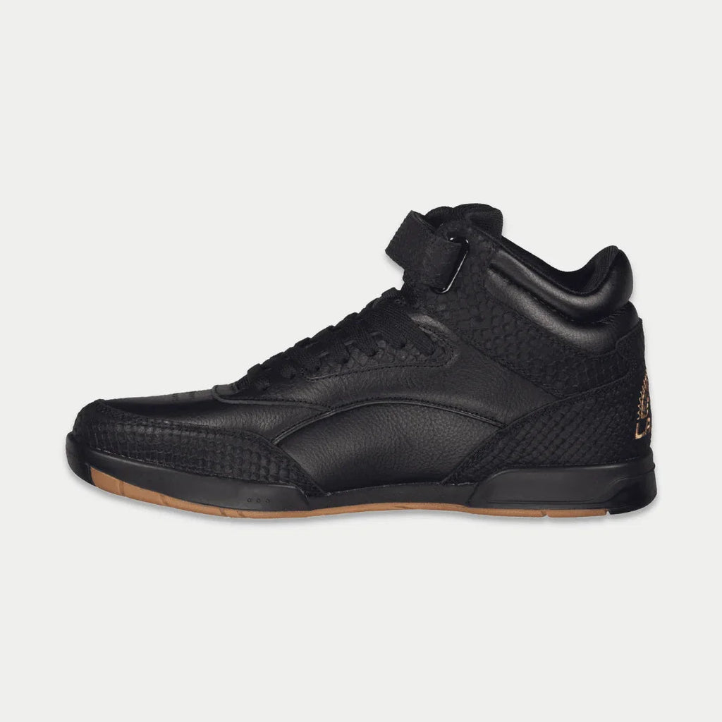 LA Gear Men's Flame Retro Hightop Sneakers | Classic Black Streetwear Footwear