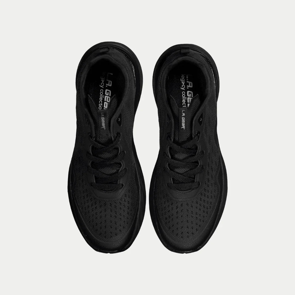 LA Gear Men's Highland Lowtop Sneakers | Black Footwear