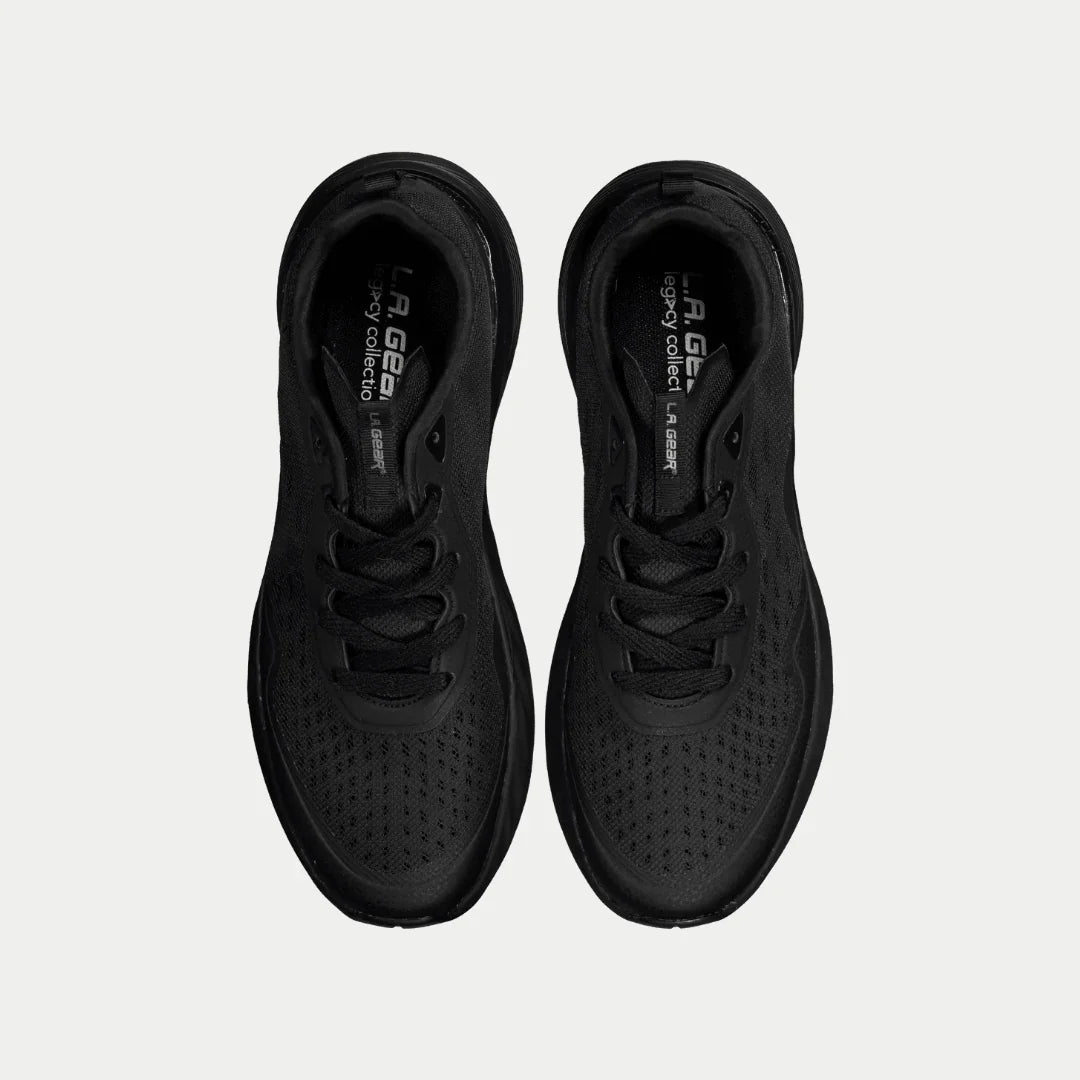 LA Gear Men's Highland Lowtop Sneakers | Black Footwear