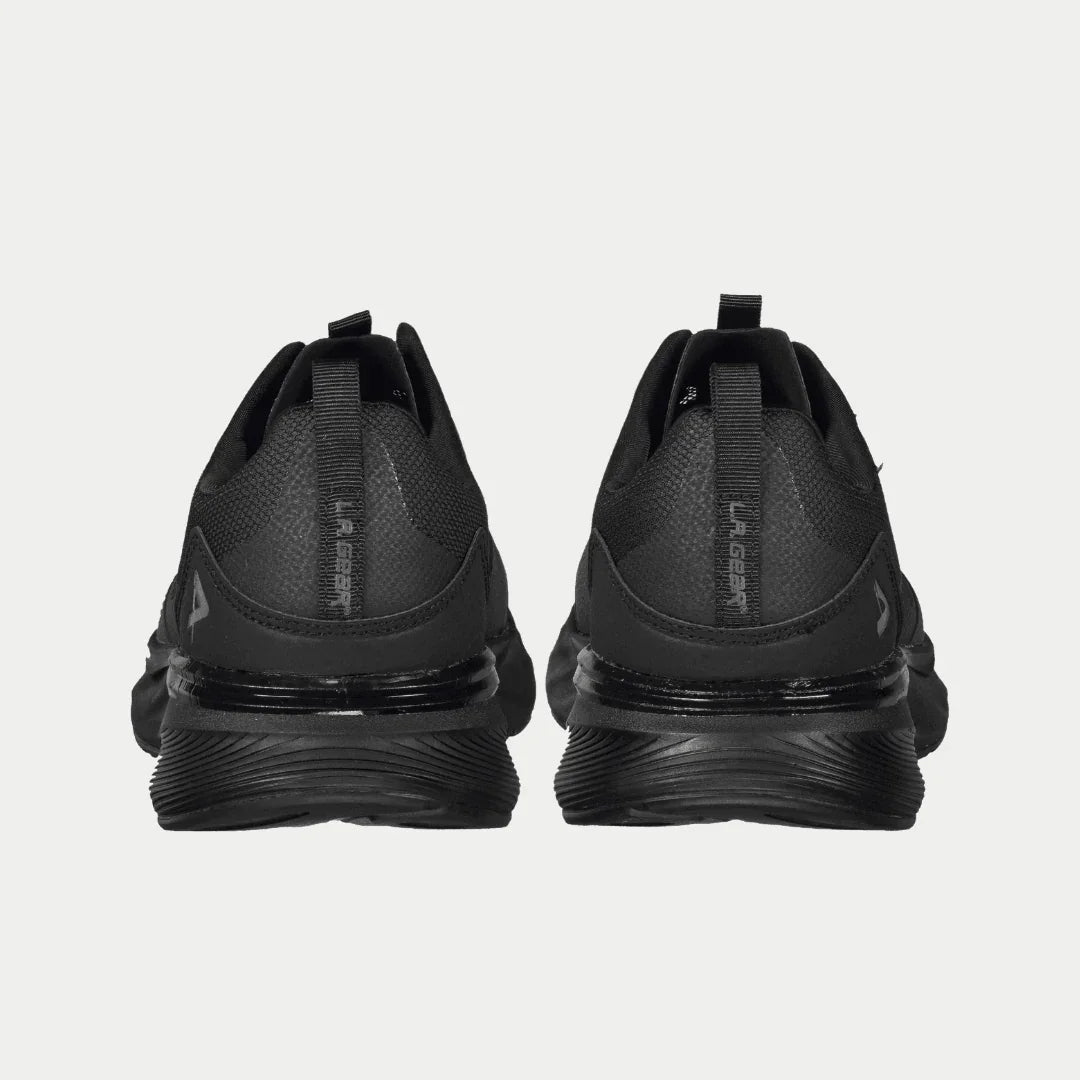LA Gear Men's Highland Lowtop Sneakers | Black Footwear